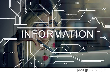 Information Circuit Board Graphics Concept 23202989