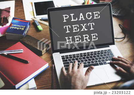 Laptop Working Technology Commercial Copy Space Concept Laptop Working Technology Commercial Copy Space Concept 23203122