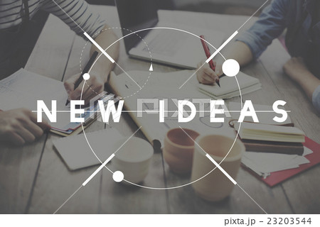 New Ideas Launch New Business Concept 23203544