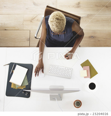 Businesswomen African Descent Occupation Reading Concept Businesswomen African Descent Occupation Reading Concept 23204016