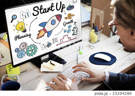 Start up Launch Ideas Motivation Mission Concept 23204280