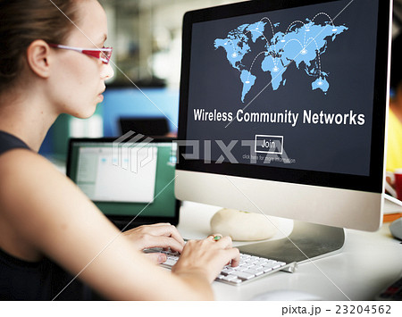 Wireless Community Networks Internet Sharing Concept 23204562