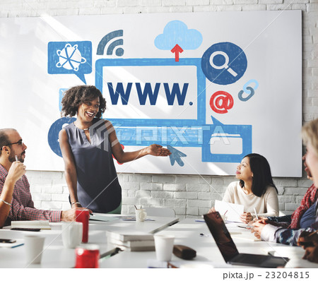 World Wide Web Internet Online Illustration Concept World Wide Web Internet Online Illustration Concept 23204815