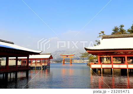 雪の宮島 雪の宮島 23205471