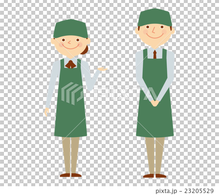 超級職員男人和女人工作人員例證 23205529