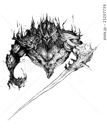 鉄巨人 上半身 のイラスト素材