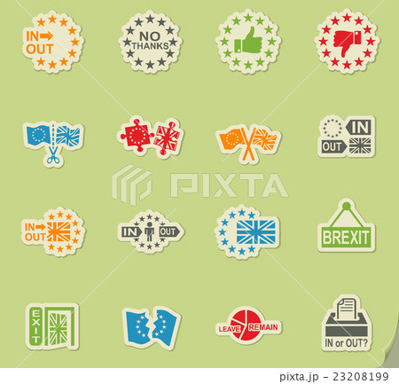 vector symbol of brexit 23208199