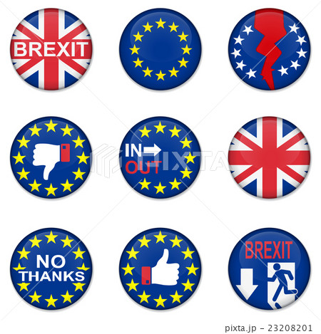Brexit British referendum concept icons 23208201