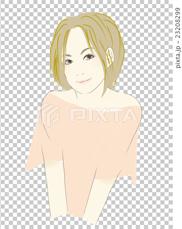 一個女人(棕色頭髮山貓)的插圖 一個女人(棕色頭髮山貓)的插圖 23208299