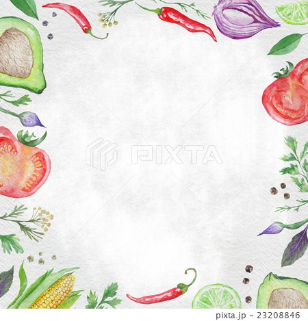 Vegetarian Food Frame 23208846
