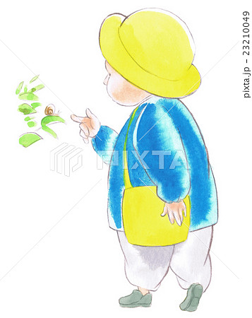 子どものイラスト 幼稚園児 男の子 横顔のイラスト素材 23210049 Pixta