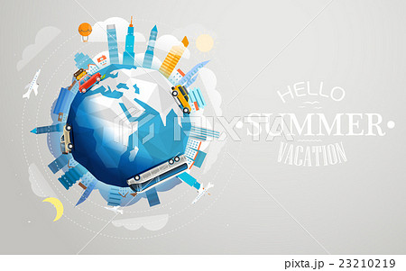 Across the world tour by different vehicle 23210219