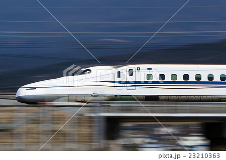 東海道新幹線　N700系　流し撮り 23210363