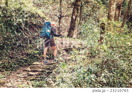 Hike in Nepal jungle 23210765