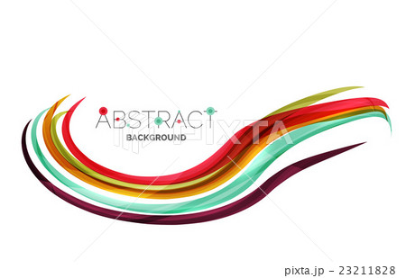 Geometric abstract background, swirl colorful 23211828