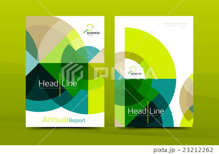 Clean geometric design annual report cover Clean geometric design annual report cover 23212262