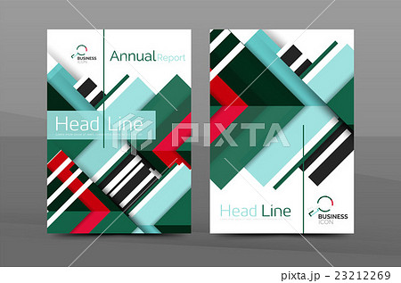 Clean geometric design annual report cover Clean geometric design annual report cover 23212269