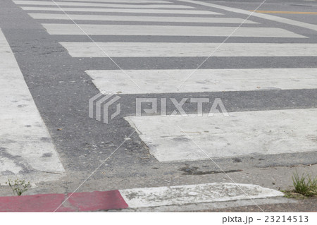 crosswalk zebra walkway across road 23214513