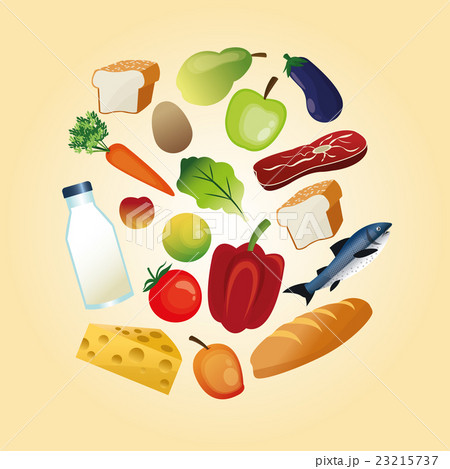 Healthy food design. Organic icon. Colorfull 23215737