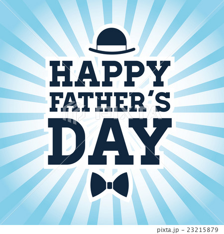 Happy Fathers day design. vintage icon. Colorful 23215879