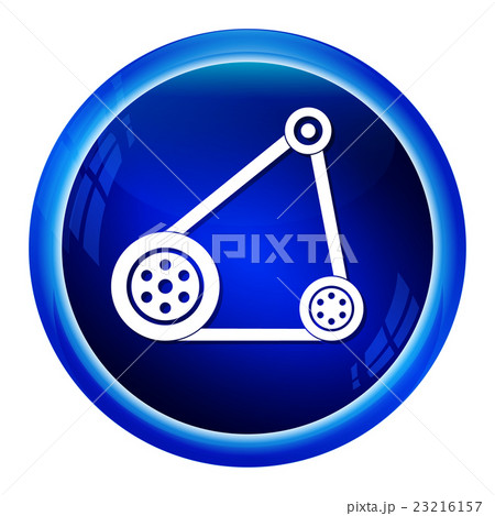 Belt drive icon, sign vector illustration 23216157