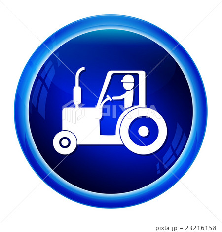 Tractor and driver icon, Agriculture tractor icon 23216158