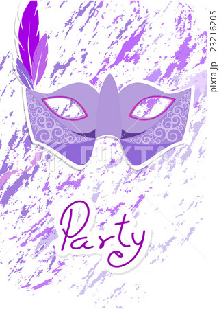 Carnival mask on splash color background Carnival mask on splash color background 23216205