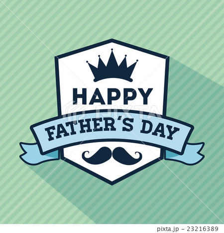 Happy Fathers day design. vintage icon. Colorful Happy Fathers day design. vintage icon. Colorful 23216389