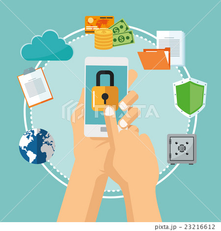 Internet security design. System icon. Colorful Internet security design. System icon. Colorful 23216612