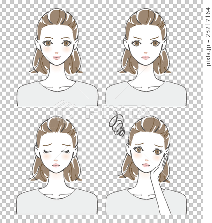 Facial expression set B Facial expression set B 23217164