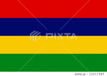 Flat Mauritius flag vector 23217365