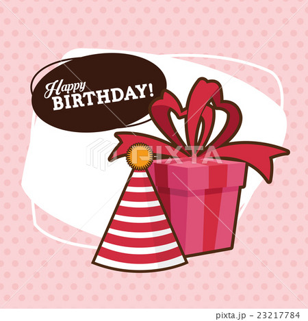 Happy Birthday design. party hat icon. Colorfull 23217784