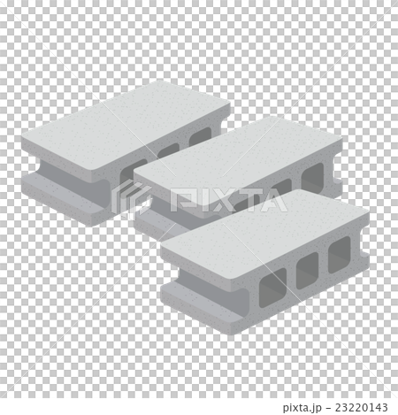 コンクリートブロック イラストのイラスト素材 23220143 Pixta