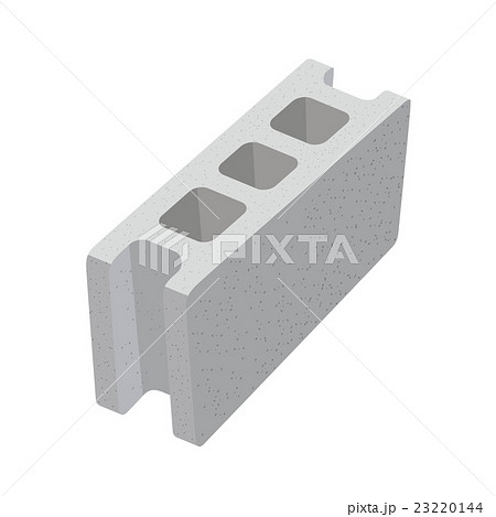 コンクリートブロック イラストのイラスト素材 23220144 Pixta