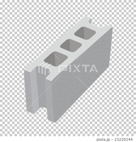 コンクリートブロック　イラスト 23220144