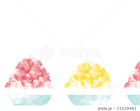 かき氷 イラストのイラスト素材