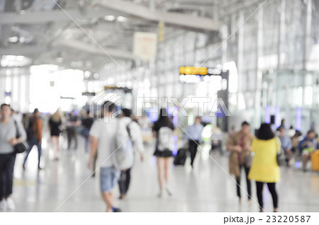 Blurred background at airport terminal 23220587