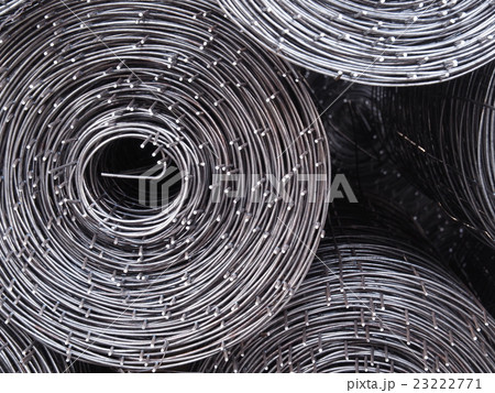 Rolls of iron mesh. Rolls of iron mesh. 23222771