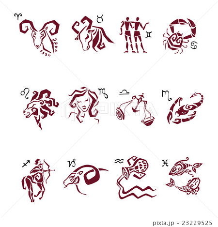 Horoscope Zodiac Star signs, vector set. Horoscope Zodiac Star signs, vector set. 23229525