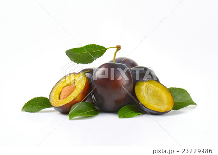 ripe damson plums 23229986