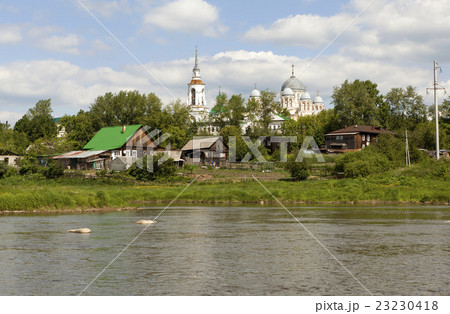 Nicholas Monastery and the River Tura. Verkhoturye 23230418