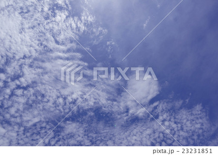 青空の背景イメージ完成予想図パース素材横 23231851