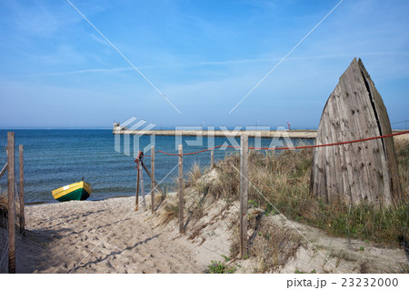 Hel Beach and Pier at Baltic Sea in Poland 23232000