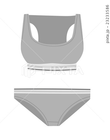 Underwear silhouette isolated vector set. 23233586