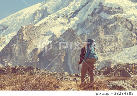 Hike in Himalayas 23234385