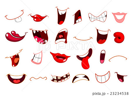 Cartoon Mouthsのイラスト素材