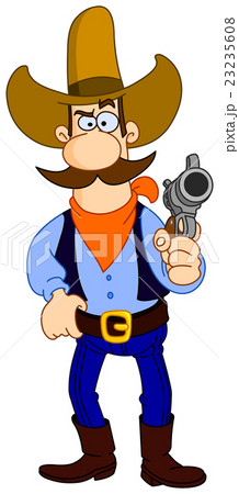 Cowboy Cartoonのイラスト素材 23235608 Pixta