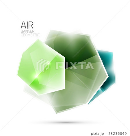 Glossy elements. Geometric abstract shapes on Glossy elements. Geometric abstract shapes on 23236049