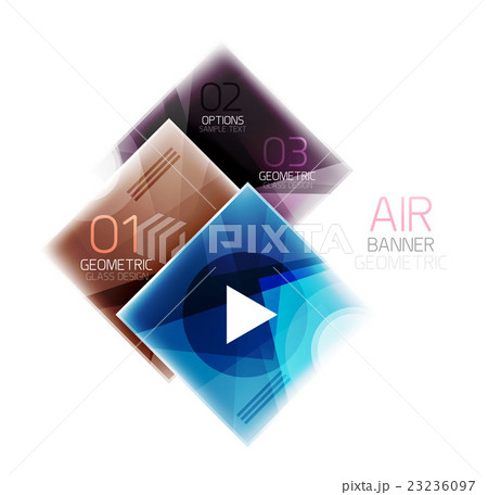 Glossy color squares 23236097