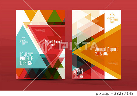 Geometric mosaic design, a4 size business 23237148